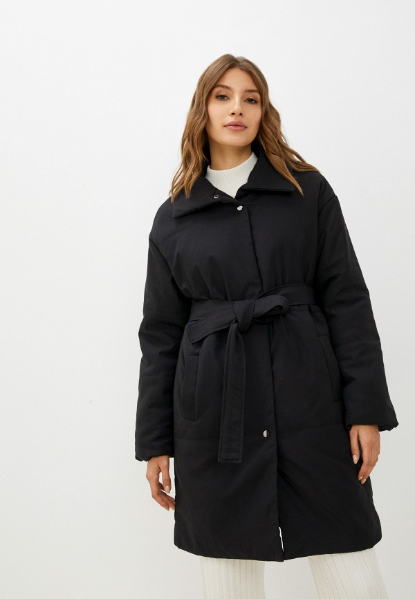 женская утепленные куртка moona store, черная