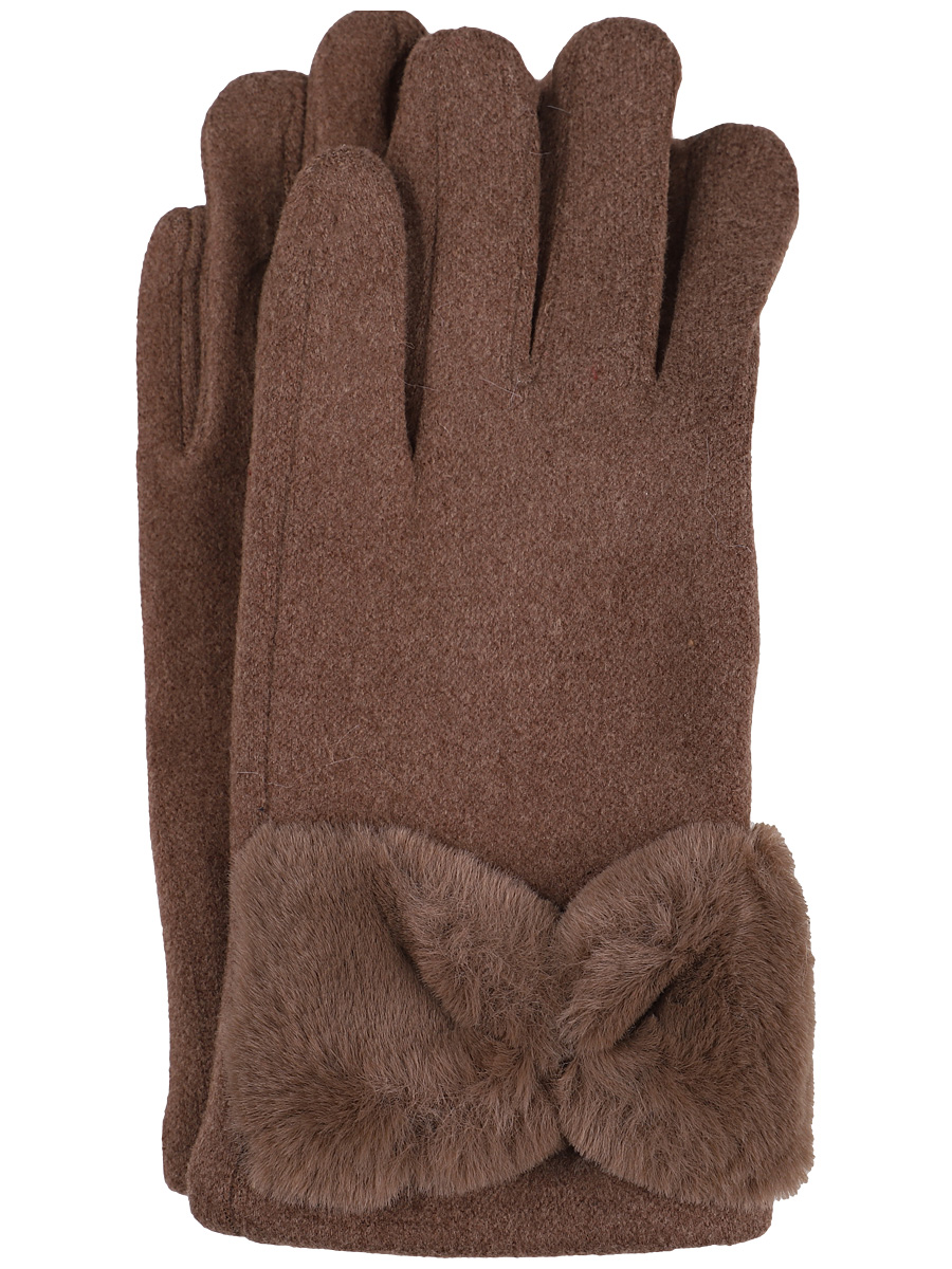 перчатки laddobbo для девочки, коричневые