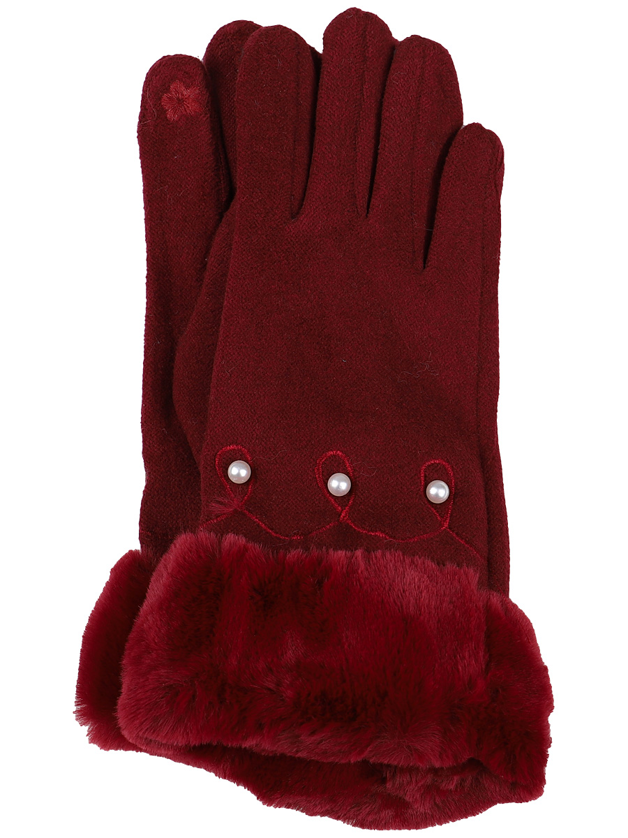 перчатки laddobbo для девочки, красные