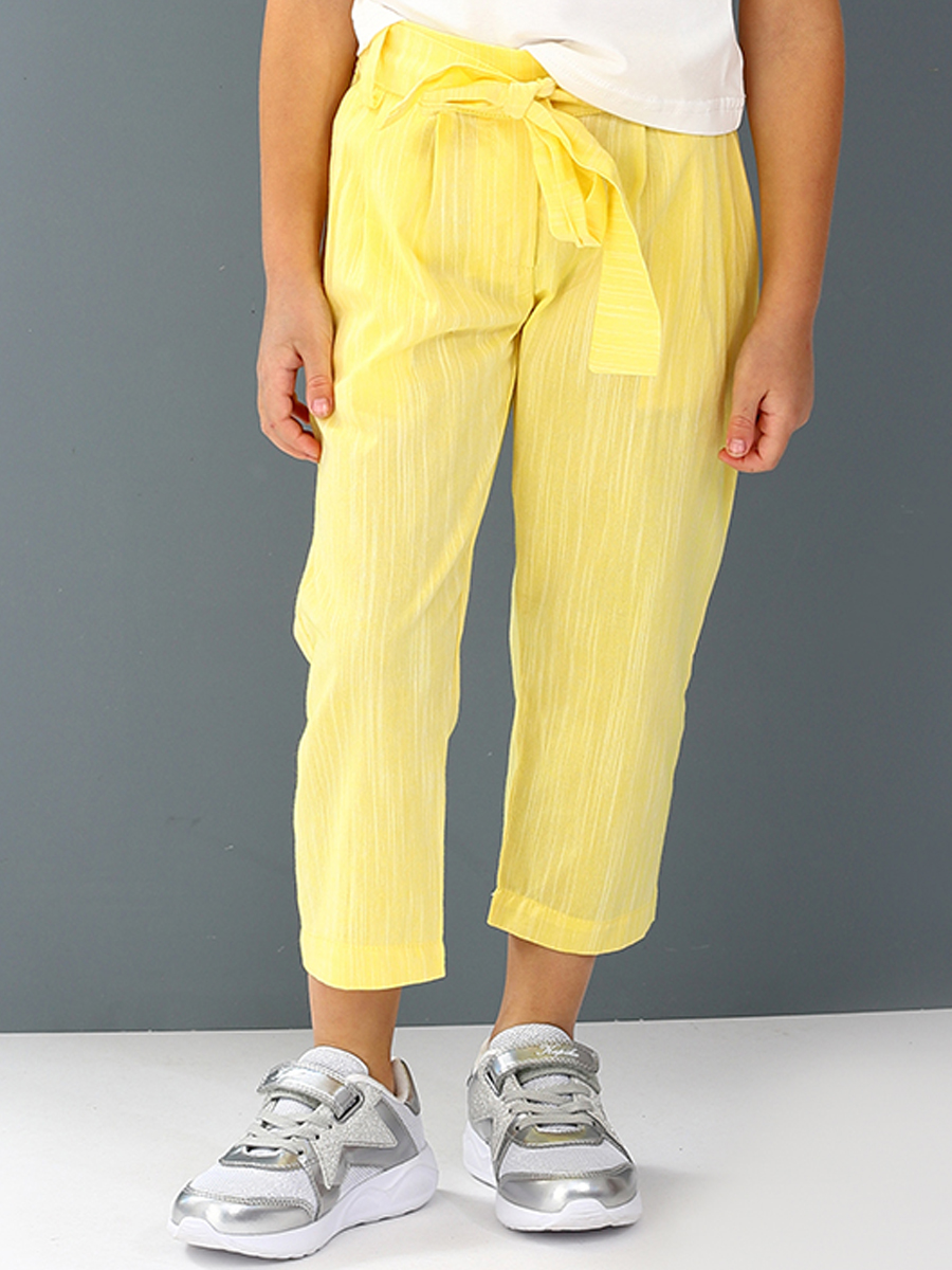 брюки y-clu’ для девочки, желтые