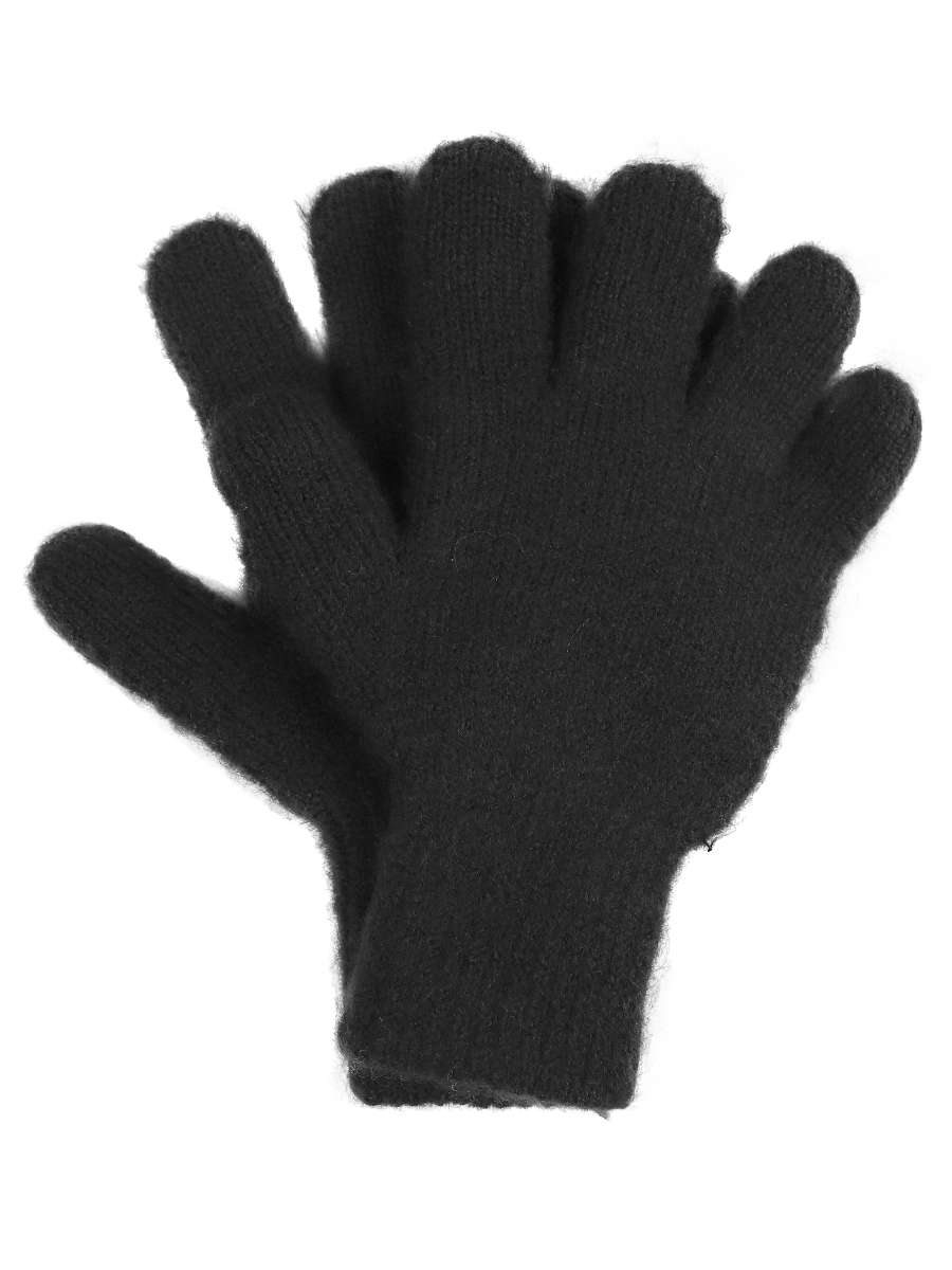вязаные перчатки noble people для мальчика, черные