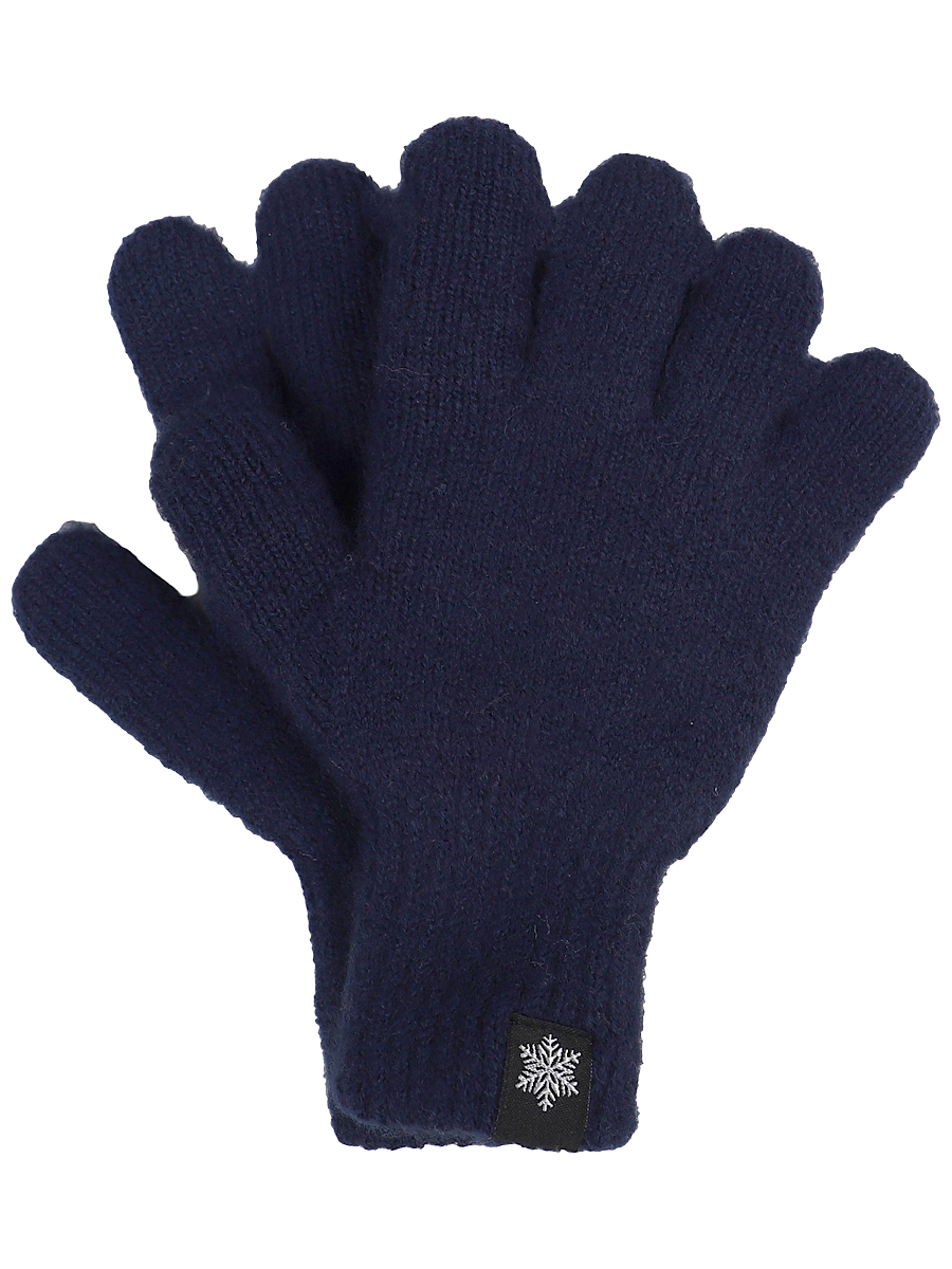 вязаные перчатки noble people для девочки, синие