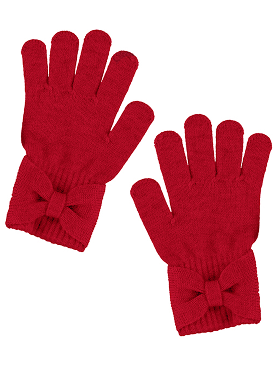 перчатки mayoral для девочки, красные