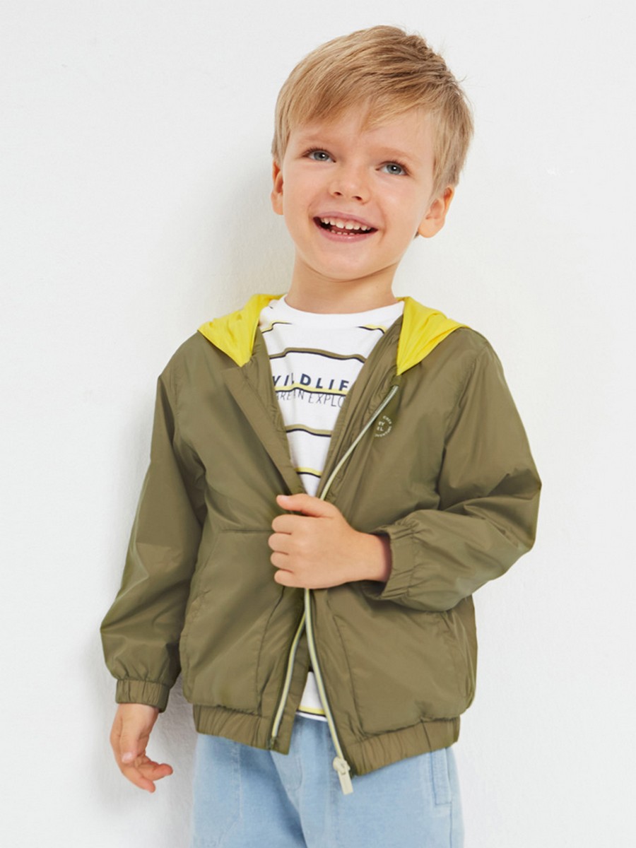 куртка mayoral для мальчика, зеленая