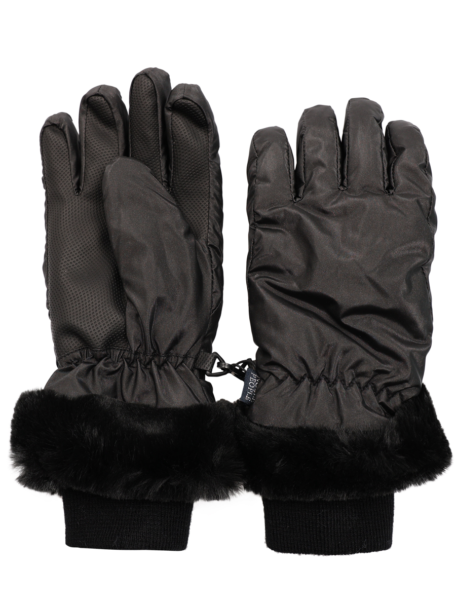 перчатки noble people для девочки, черные