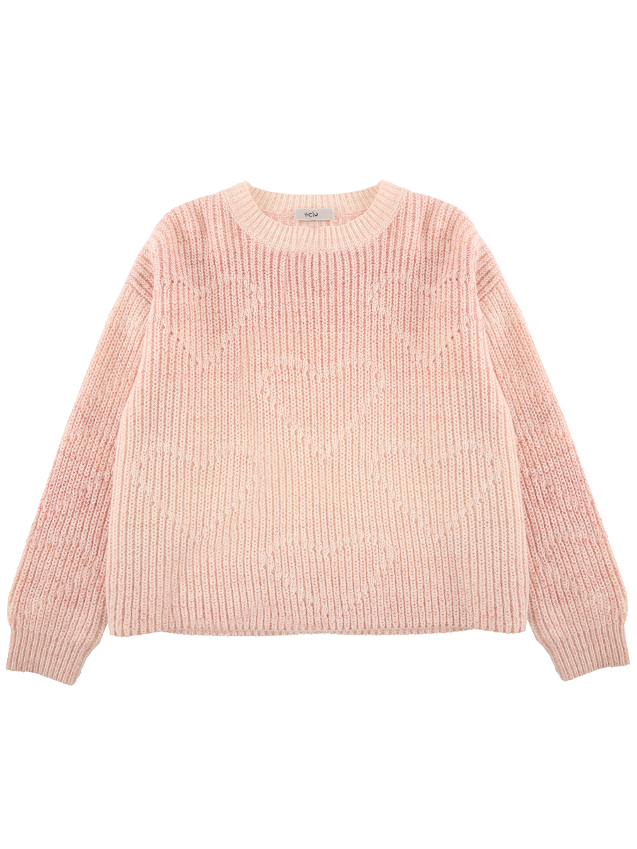 свитер y-clu’ для девочки, розовый