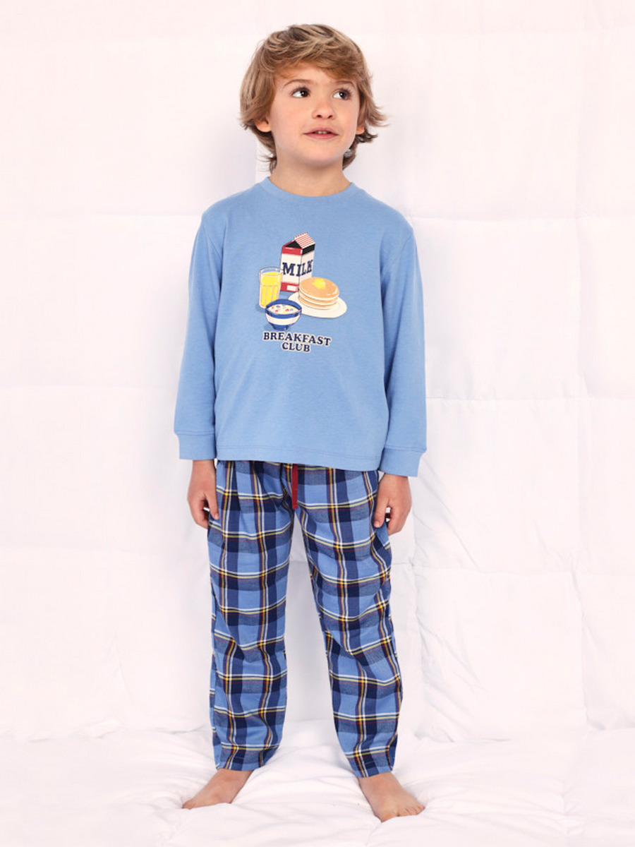 пижама mayoral для мальчика, голубая