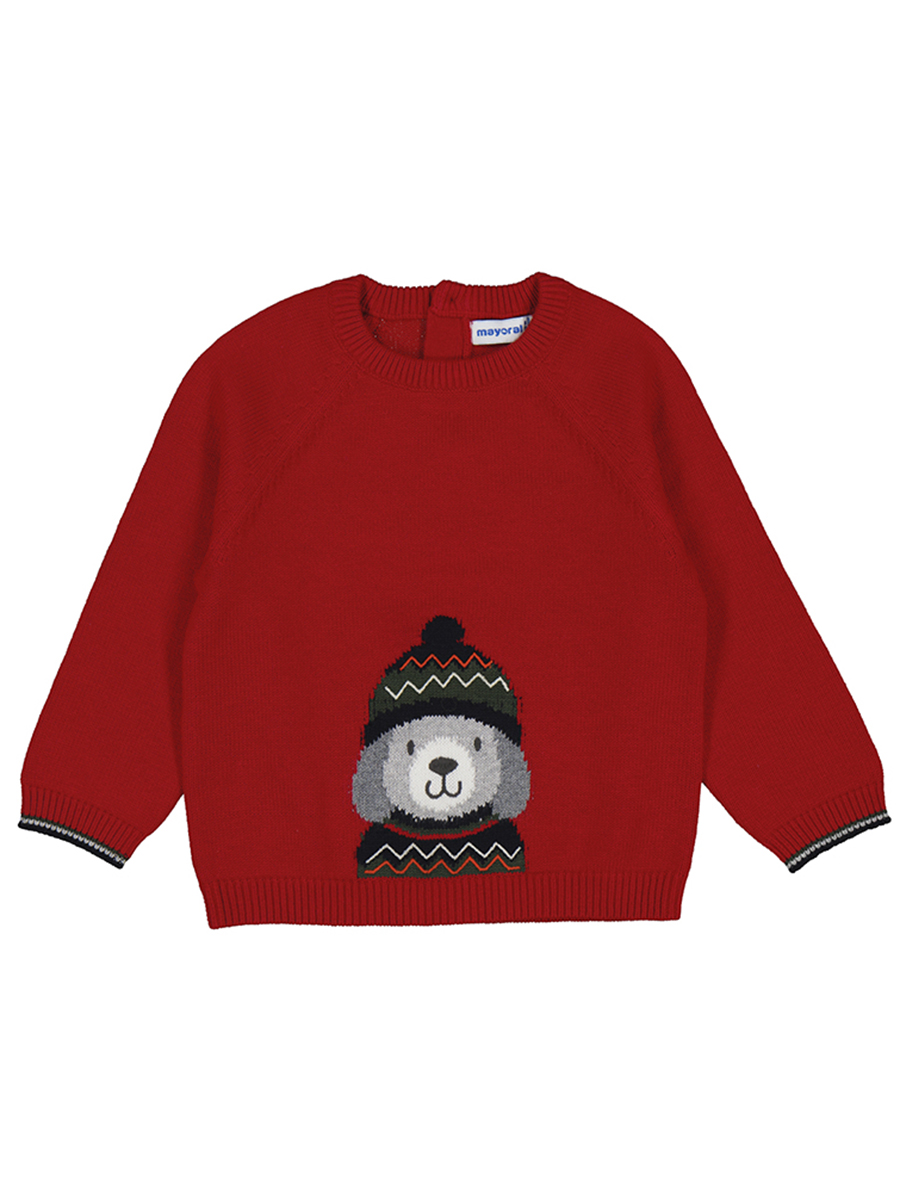 свитер mayoral для мальчика, красный