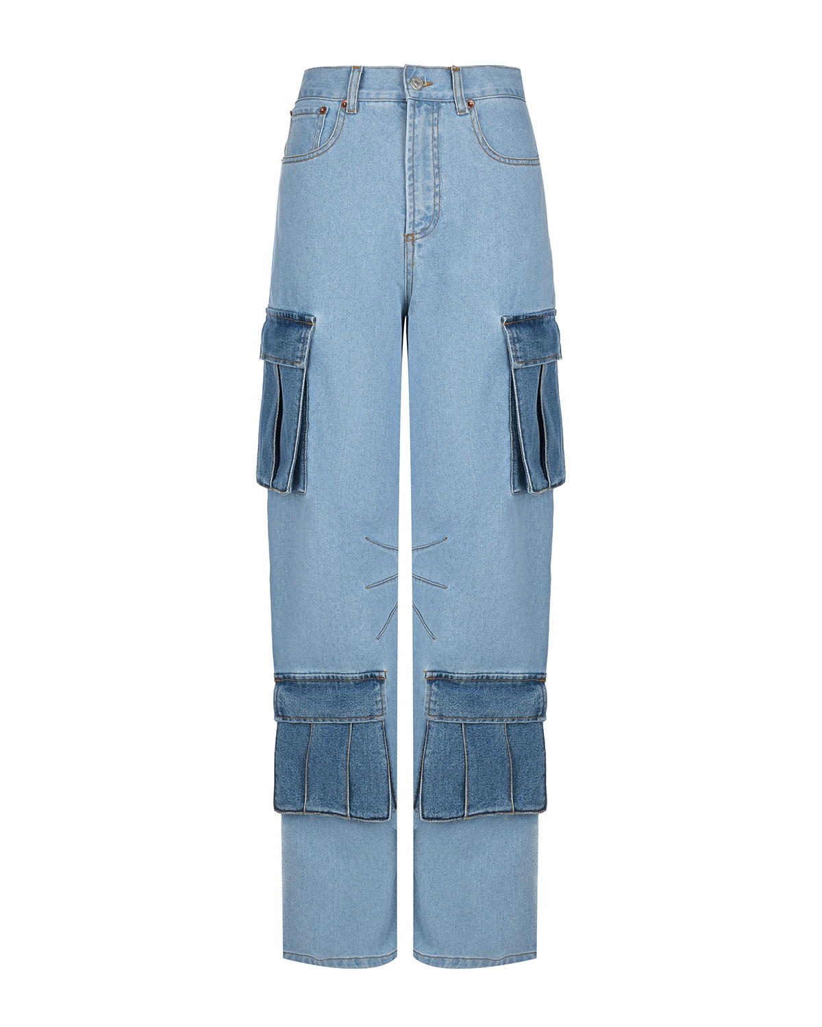 женские джинсы с высокой посадкой forte dei marmi couture