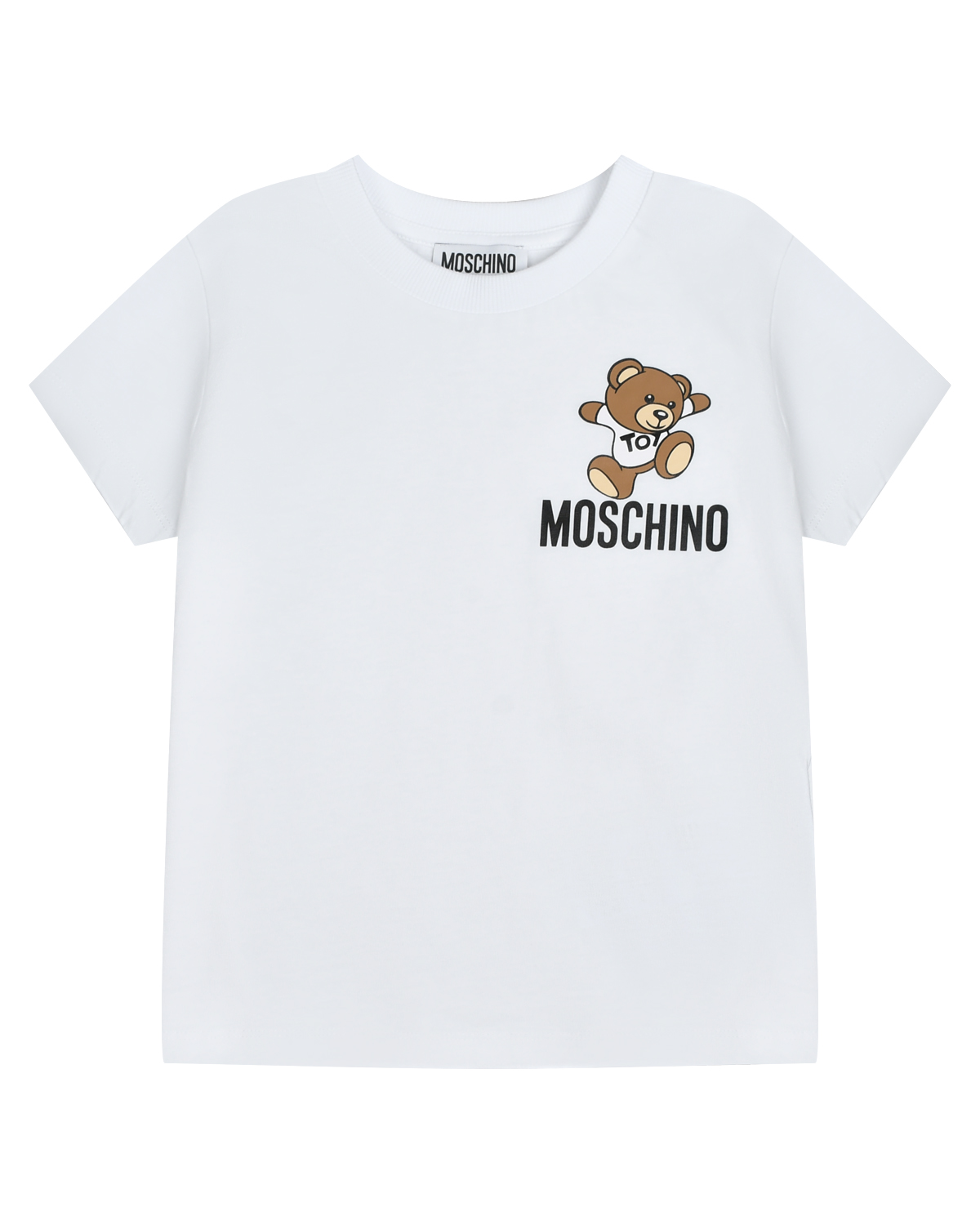 футболка с коротким рукавом moschino для мальчика