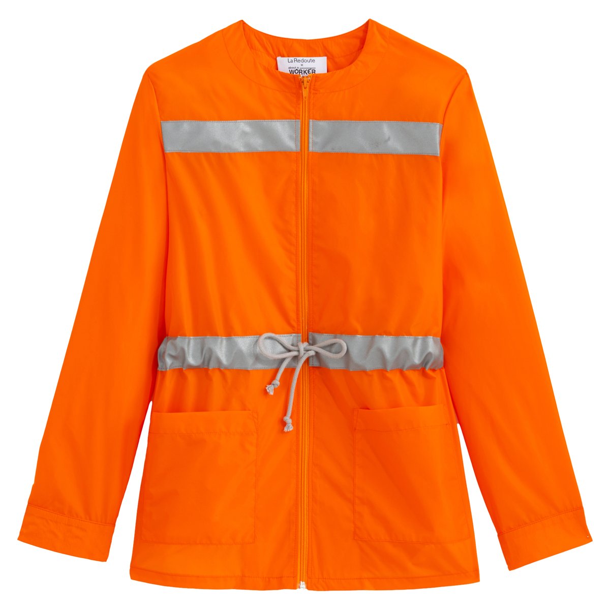 женская куртка удлиненные laredoute, оранжевая