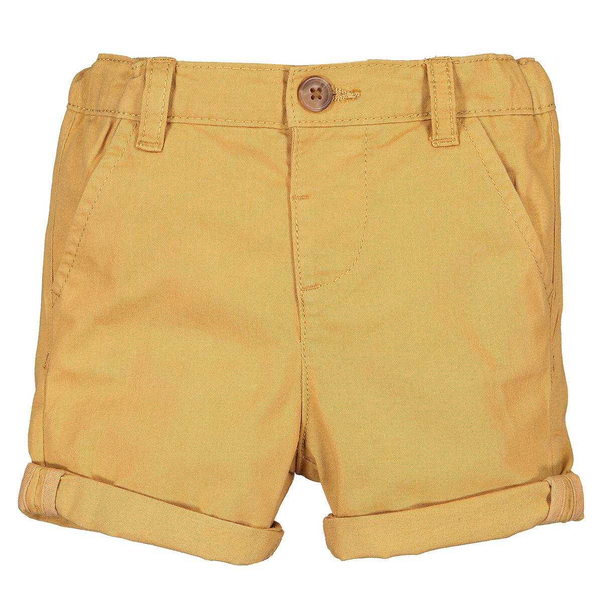 джинсовые шорты laredoute для мальчика, желтые