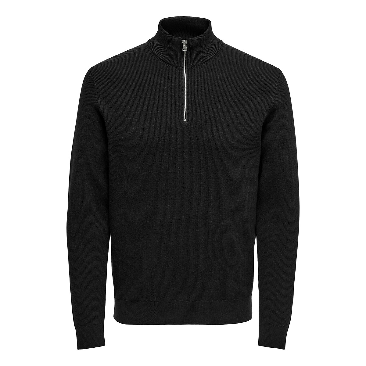 мужской пуловер laredoute, черный