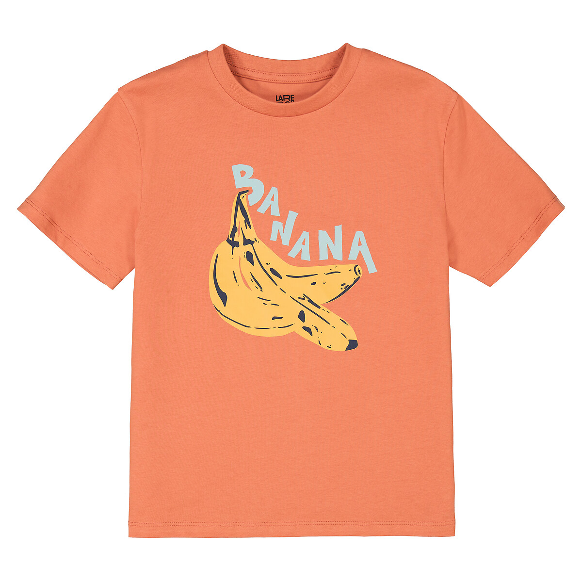 футболка с коротким рукавом laredoute для мальчика, оранжевая