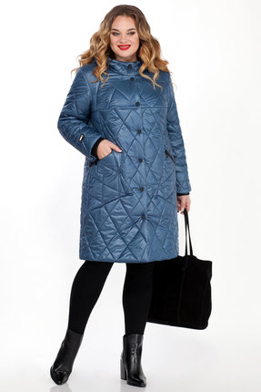 женское пальто багираанта, голубое
