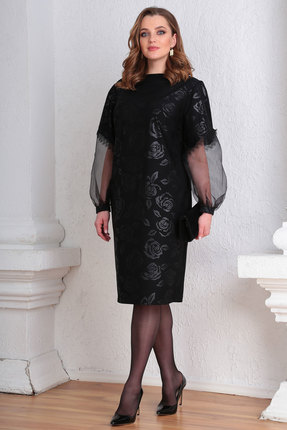 женское вечерние платье viola style, черное