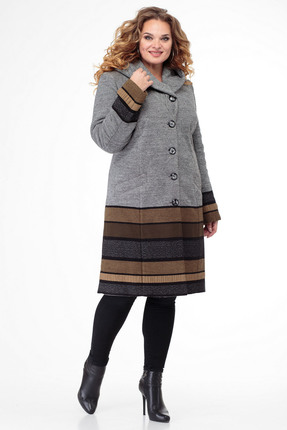 женское пальто белэльстиль, коричневое