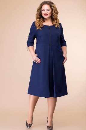 женское повседневные платье romanovich style, синее
