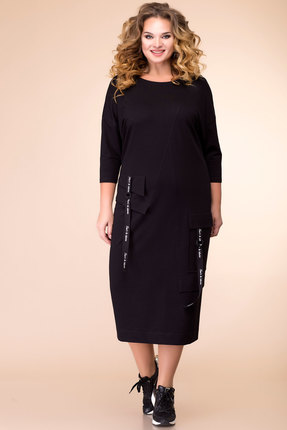 женское повседневные платье romanovich style, черное