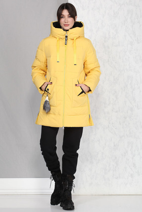 женская куртка b&f, желтая