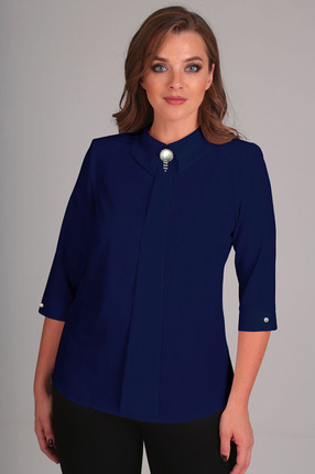 женская блузка таир-гранд, синяя