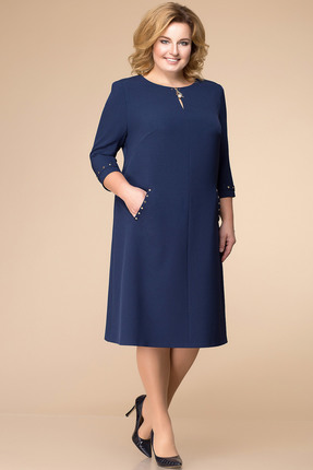 женское повседневные платье romanovich style, синее