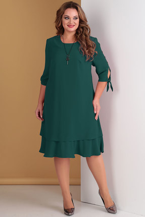 женское вечерние платье тэнси, зеленое