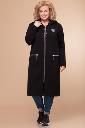 женское пальто svetlana style, черное