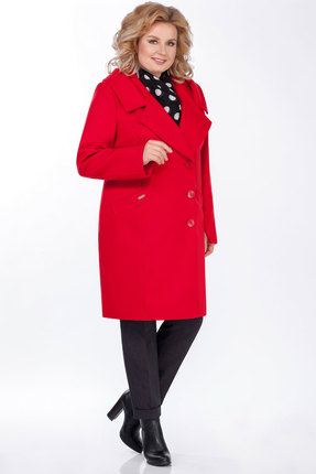 женское пальто lakona, красное