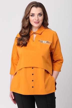 женская блузка danaida, оранжевая
