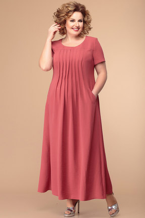 женское повседневные платье romanovich style, красное