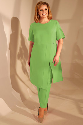 женский брючный костюм golden valley, зеленый
