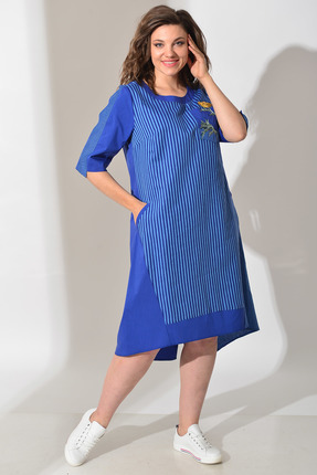 женское повседневные платье anna majewska, синее