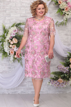 женское вечерние платье ninele, розовое