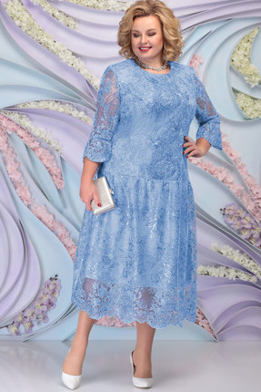 женское вечерние платье ninele, голубое