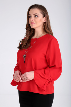 женская блузка таир-гранд, красная