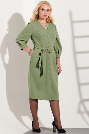 женское платье для офиса golden valley, зеленое