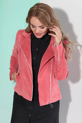 женская куртка angelina & co, розовая