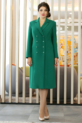 женское повседневные платье мода-юрс, зеленое