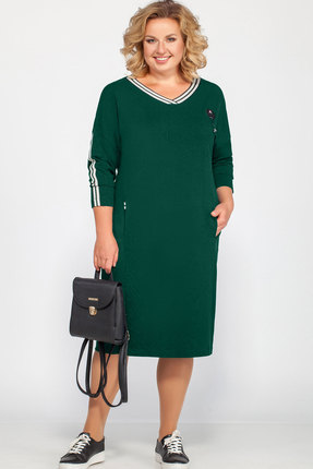 женское повседневные платье bonna image, зеленое