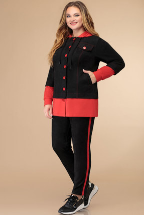 женский спортивный костюм svetlana style, черный