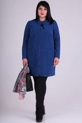 женское пальто algranda, синее
