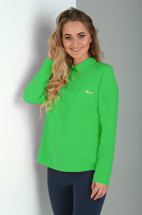 женская блузка таир-гранд, зеленая