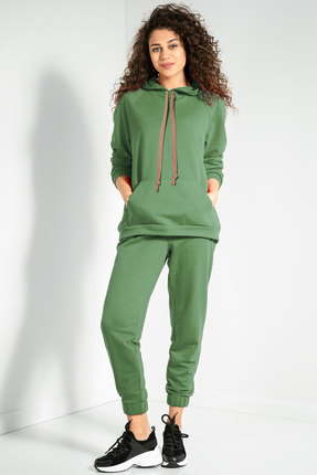 женский спортивный костюм samnari, зеленый