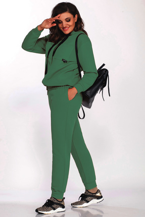женский спортивный костюм anna majewska, зеленый