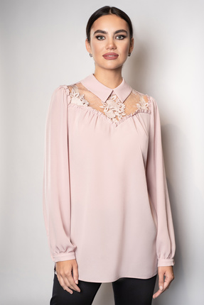 женская блузка юрс, розовая