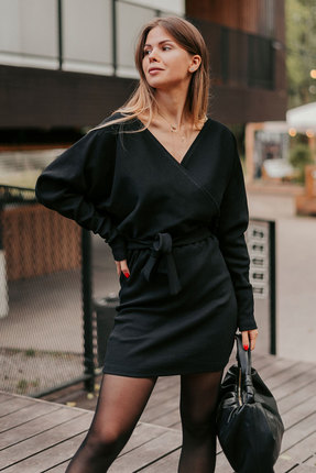 женское повседневные платье mirolia, черное
