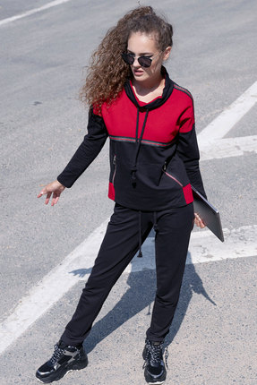 женский спортивный костюм avanti erika, черный