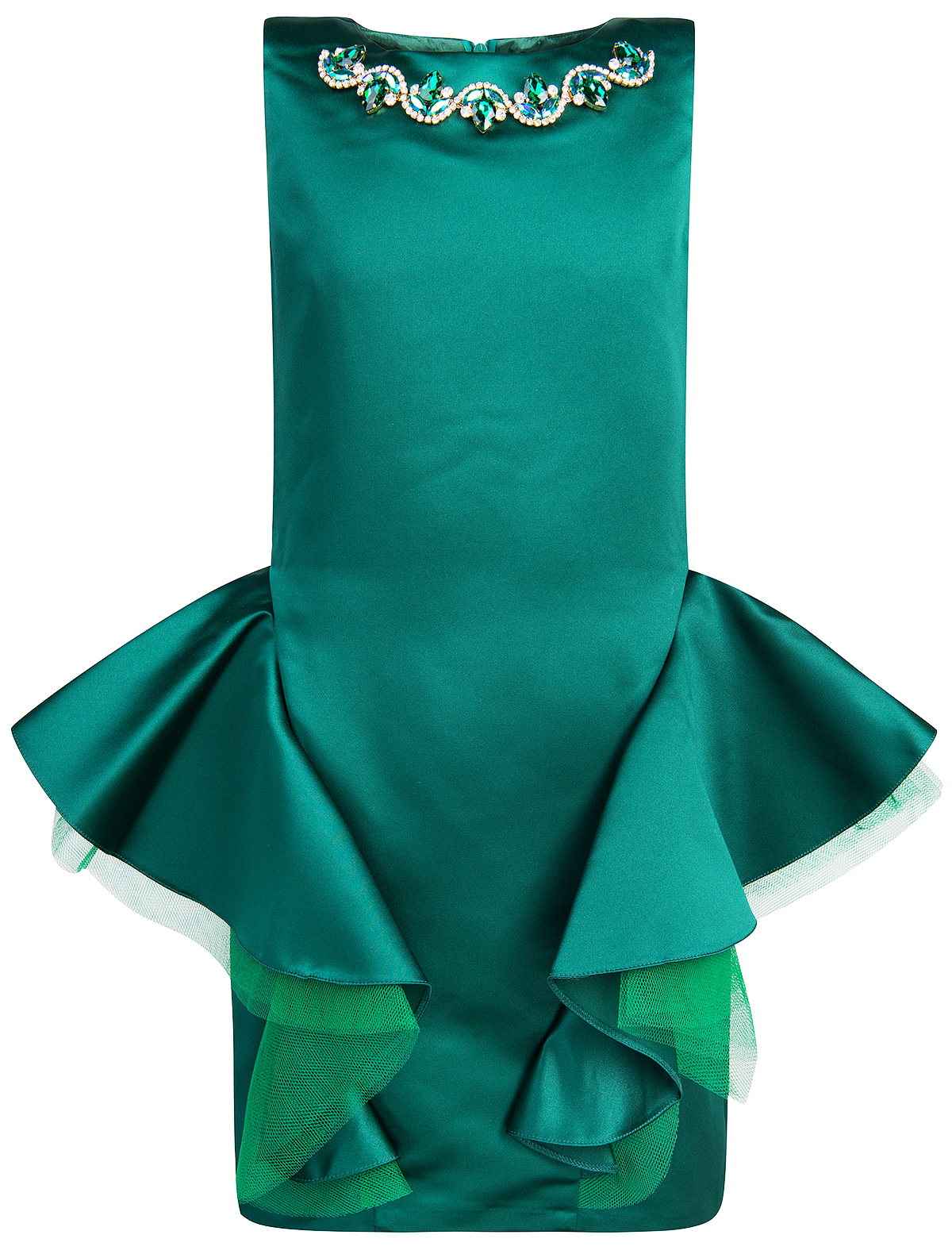 платье david charles для девочки, зеленое