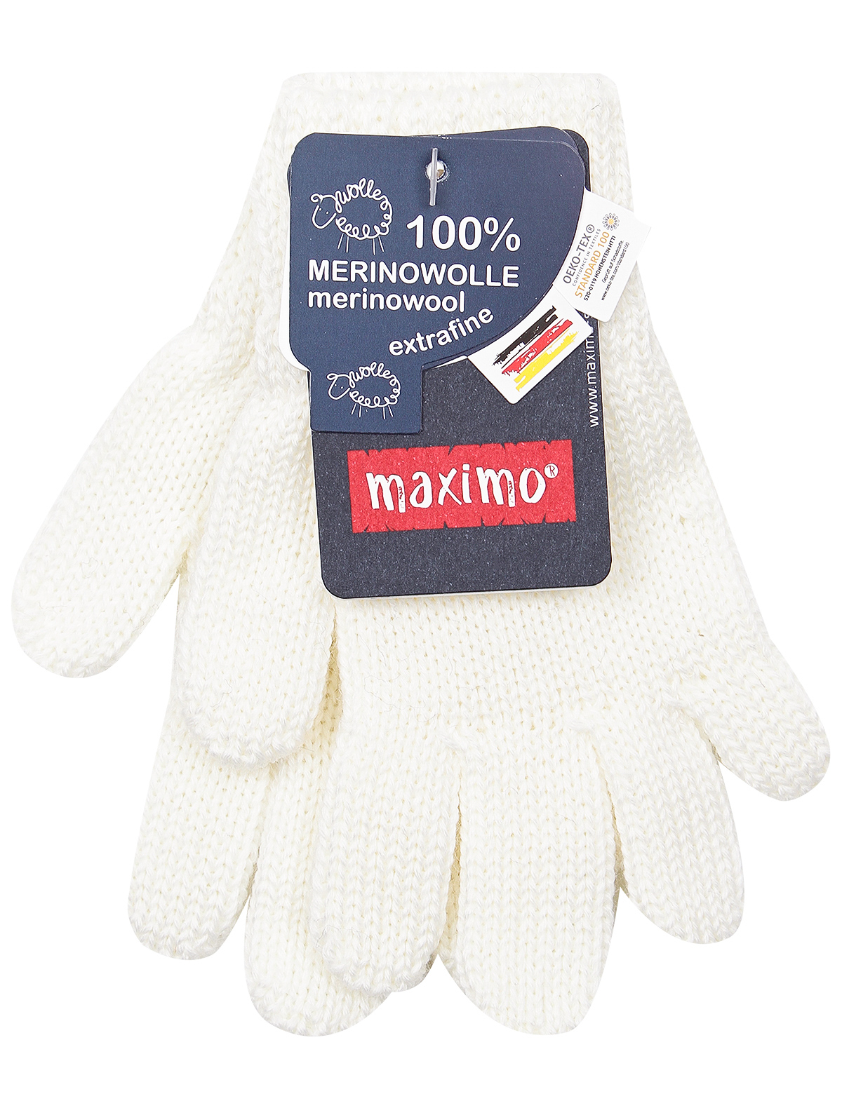 перчатки maximo для девочки, разноцветные
